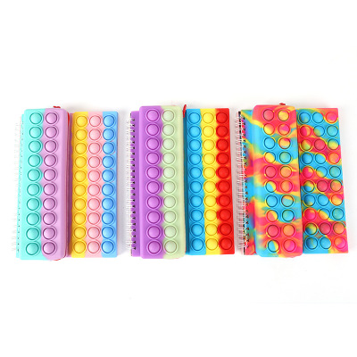 New Deratization Pioneer Notebook Silicone Toy Student Multifunctional Stationery Box Journal Book in Stock Wholesale