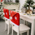 Christmas Decoration Supplies Snowflake Chair Cover Red Chair Cover Chair Cover Dining Room Layout New Chair Cover