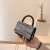 Summer Mini Bag Trendy Woven Contrast Color Sweet Cute Handbag All-Match Shoulder Messenger Bag Trendy