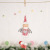 Christmas Creative New Festive Supplies Checked Cloth Wings Love Girl Pendant Small Hanging Piece Children's Gift