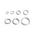 Stainless Steel Single Loop Broken Ring Manual Connection Closed Ring DIY Necklace Accessories Connection Ring Wholesale