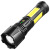 Factory Direct Supply Double Light Source Power Torch Ultra-Large Range Lighting Outdoor Riding Night Fishing Waterproof Flashlight