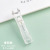 Transparent Stapler Learning Office Material Finishing Holder Student Book Ordering Test Paper Supplementary Clip Binding Clip