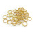 100 O-Shaped Rings Multiple Sizes Broken Ring Single Circle Iron Hoop C- Ring Connection Ring DIY Ornament Accessories