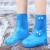 High Men and Women Shoe Cover Waterproof and Rainproof Non-Slip Thickening and Wear-Resistant Silicone Shoe Cover Adult Shoe Cover Children Rain Shoes Cover