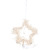 Christmas Decoration Supplies Plush Feather Pendant Five-Pointed Star Pendant Creative Heart Hanging Pieces Small Tree Ornaments