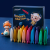 Painted Eryou Rocket Shape Crayon Kindergarten Hand Crayon 8/12/24/36 Color Non-Stick Hand Erasable Shape Crayon