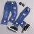 Factory Direct selling children's clothing girls' jeans Bell-bottom pants Spring and Autumn new all-matching trousers