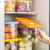 Pp Plastic Refrigerator Storage Box Transparent Rectangular Drawer Type Egg Food Frozen Storage Box Sealed Crisper