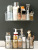 Wall-Mounted Cosmetic Shelf Storage Box Bathroom Punch-Free Skin Care Brush Finishing Box Lipstick Box Transparent