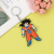 Dragon Ball Keychain Super Saiyan Key Ring Sun Wukong Package Pendant Gift Double-Sided Key Chain Wholesale