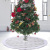 Christmas Decoration Supplies Gray Snowflake Knitted Tree Skirt 1.2 M Christmas-Tree Skirt Tree Skirt Amazon Hot
