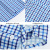 [Large Size Ice Silk] Spring and Autumn Square-Cut Collar and Blue Young and Middle-Aged Summer Plaid Cotton Slim-Fit Spot Casual Men's Clothing Batches