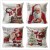 Christmas Pillow Cover Linen Peach Skin Fabric Sofa Pillow Waist Pillow Cushion Cover New Amazon Set Pillow