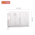 Creative Bright Stainless Steel Tissue Holder Western Restaurant Coffee Shop Table Top Vertical Cleaning Mouth Napkin Holder Square Towel Seat