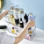 INS Internet Celebrity Transparent Cosmetics Storage Box Skin Care Mask Desktop Toilet Storage Rack Can Be Stacked