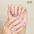 Hot Selling 30 Pieces Neutral Packaging Hand-Worn Nail Pink Gradient Manicure Short with Decoration Finished Product Fake Nails