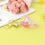 New Cute Oil Macaron Color Lollipop Key Chain Ring Accessories Student Couple Schoolbag Pendant Trend