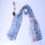 Georgette Printed Colorful Scarf Summer Air Conditioning Scarf Gift 50*160 Artistic Silk Scarf Scarf