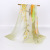 Summer New 50*160 Georgette Scarf Blooming Rich Printed Silk Scarf Korean Style Artistic Beach Towel Scarf