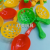 Hot Selling Product Plastic Tableware Girls Playing House Toy Fork Colander Spatula/Spoon Mixed Color Mixing Gift Accessories