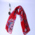 Georgette Printed Colorful Scarf Summer Air Conditioning Scarf Gift 50*160 Artistic Silk Scarf Scarf