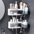 New Punch-Free Rotatable Storage Rack Bathroom Washstand Kitchen Bathroom Wall Hanging Storage Rack One Piece Dropshipping