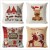 Christmas Pillow Cover Linen Peach Skin Fabric Sofa Pillow Waist Pillow Cushion Cover New Amazon Set Pillow