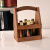 High quality wood beer caddy holder 6 packs wooden beer cadd