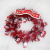 Foreign Trade Cross-Border 25cm Christmas Wreath Christmas Venue Layout Props Wreath Decorations Door Hanging Window Layout