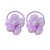 2 Pieces ~ Flower Children's Rubber Band Cute High Elastic Pink Does Not Hurt Hair Partysu Hair Accessories Girls Pearl Hair Ring