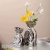 Xuyang Gold-Plated Silver-Plated Ceramic Vase Decorative Ornament Crafts