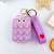 Silicone Cartoon Rat Killer Pioneer Coin Purse Decompression Bubble Music Earphone Bag Children Press Toy Bag