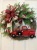 New Arrival Red Truck Christmas Wreath Farmhouse Red Truck Wreath Christmas Decoration Winter Wreath