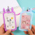Cute Card Holder Student Cartoon Bus Badge Work Permit Transparent Lanyard Silicone Campus School Card Certificate Holder Wholesale