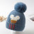 New Hat Autumn and Winter Cute Super Cute Baby Boy Girl 1-4 Years Old Thickened Thermal Knitting Woolen Cap Winter Children