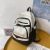Large Capacity Contrast Color Backpack Women's Korean-Style All-Match Harajuku Computer Bag College Style Early High School and College Student Schoolbag