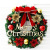 Christmas Decorations Wreath Wreath Window Layout Door Hanging Tengxian Venue Layout Christmas Wreath Wholesale