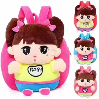Cartoon Plush Toy Bag Children's Schoolbag Backpack Mobile Phone Bag Panda