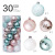 Cross-Border Christmas Decorations 6cm/30PCs Shaped Painted Christmas Ball Set Christmas Tree Pendant