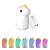 Cross-Border Hot New Smart Unicorn Alarm Clock Small Night Lamp Creative Children's Bedroom Silicone Night Lamp Small Night Lamp Colorful