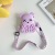 Rat Killer Pioneer Bag Silicone Cartoon Bag Shoulder Messenger Bag Violent Bear Children Coin Purse Press and Pack Female Mask Bag