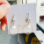 Forever Love Love Same Style Artificial Pearl Earrings High-Grade Cold Wind 2022 New Fashion Ear Studs Summer Female Accessories