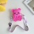 Rat Killer Pioneer Bag Silicone Cartoon Bag Shoulder Messenger Bag Violent Bear Children Coin Purse Press and Pack Female Mask Bag