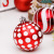 Cross-Border Christmas Decorations 6cm/30PCs Shaped Painted Christmas Ball Set Christmas Tree Pendant