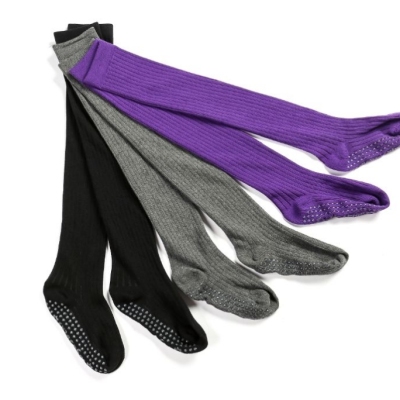 Yoga Socks Non-Slip Professional Women Pilates Socks Professional Yoga Sports Anti-Slip Knee-High Socks Stocking over the Knee Dance Pantyhose