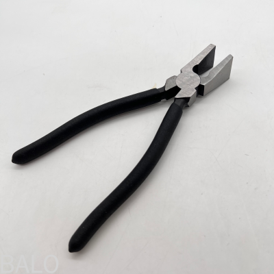 Glass Pincer Flat-Nose Pliers Glass Breaking Pliers Flat Tool Special Clamping Glass Special Purpose Clipper Trimming Pliers Flanged Pliers