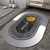 Diatom Ooze Absorbent Toilet Door Mat Floor Mat Simple Bathroom Mats Entrance Oval Carpet