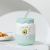 INS Summer Cute Fruit Ceramic Cup Creative Dustproof Cup Lid with Straw Mug Student Small Gift Water Cup