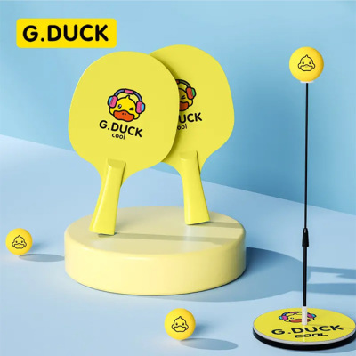 G. Duck Table Tennis Trainer Adult and Children Trainer Special-Purpose Ball Parent-Child Home Self-Training Elastic Flexible Shaft